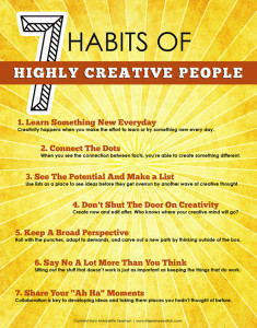 7 Habits Of Highly Creative People | The Creative Stack